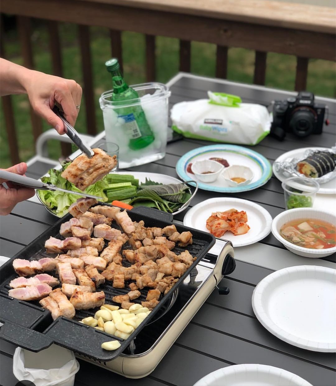 Korean Frying Bbq Pan