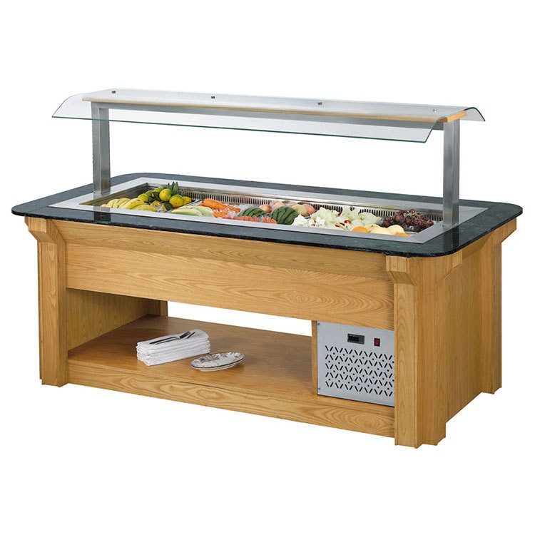 counter top cold food bar salad bar