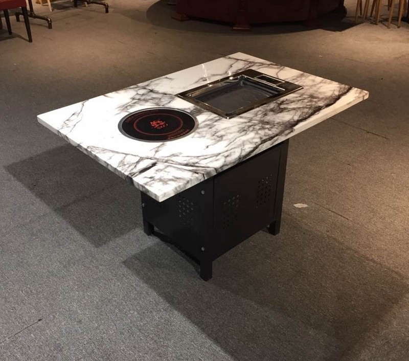 Korean Bbq Grill Dining Table