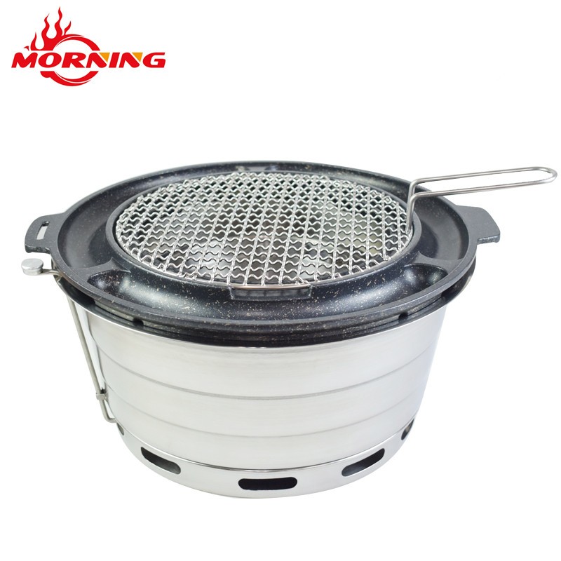 Smokeless Korean Charcoal Bbq Grill Table