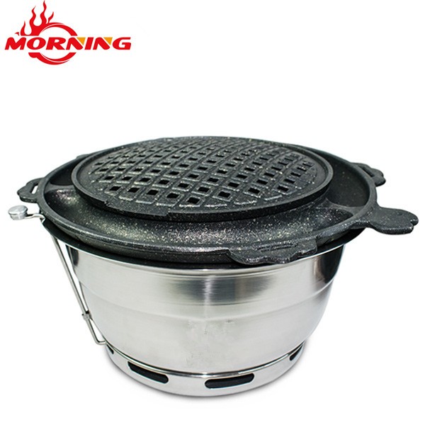 Smokeless Korean Charcoal Bbq Grill Table