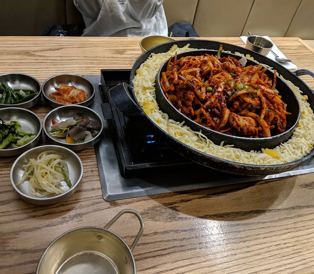 Cheese Onion Korean Bbq Pan