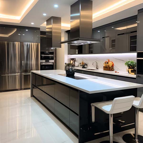 Acrylic Modular Kitchen, Acrylic kitchen cost, Modular kitchen cost per sq ft, Acrylic
