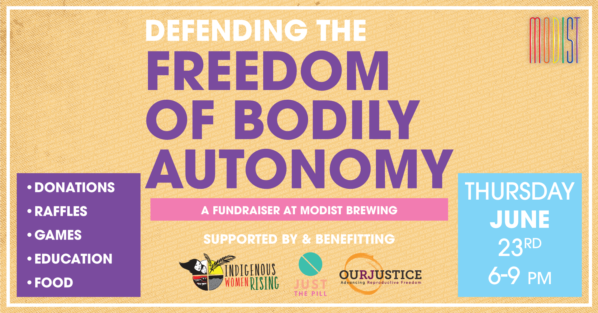 Defending the Freedom of Bodily Autonomy • Modist Brewing