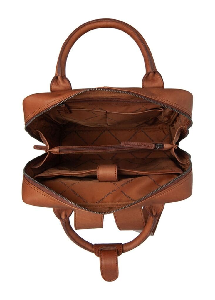 Chesterfield Leðurbakpoki Fyrir 14″ Fartölvu Módjó™