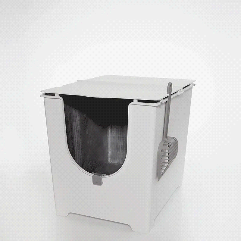 Flip Top Litter Box with Lid Modkat