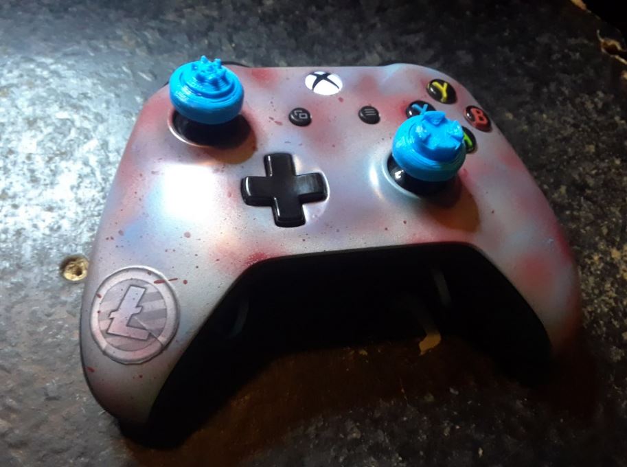 Mod Xbox One S Controller Remapped A,B Litecoin Ed ModLabz