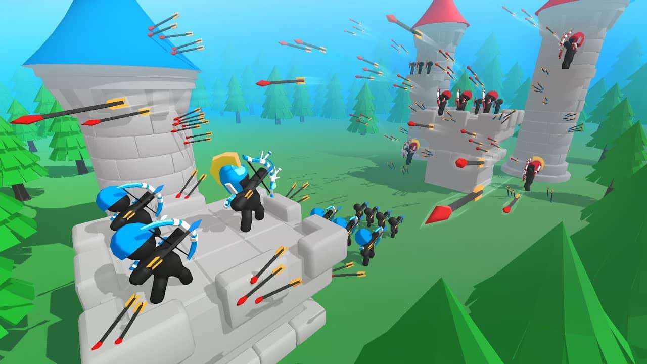 Merge Archers 1.6.5.2 APK MOD [Menu LMH, Huge Amount Of Money, coins