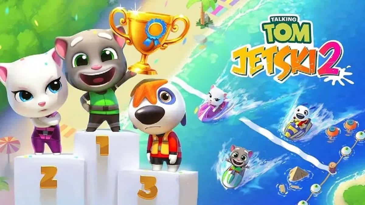 Talking Tom Jetski 2 1.5.3.497 APK MOD [Menu LMH, Huge Amount Of Money