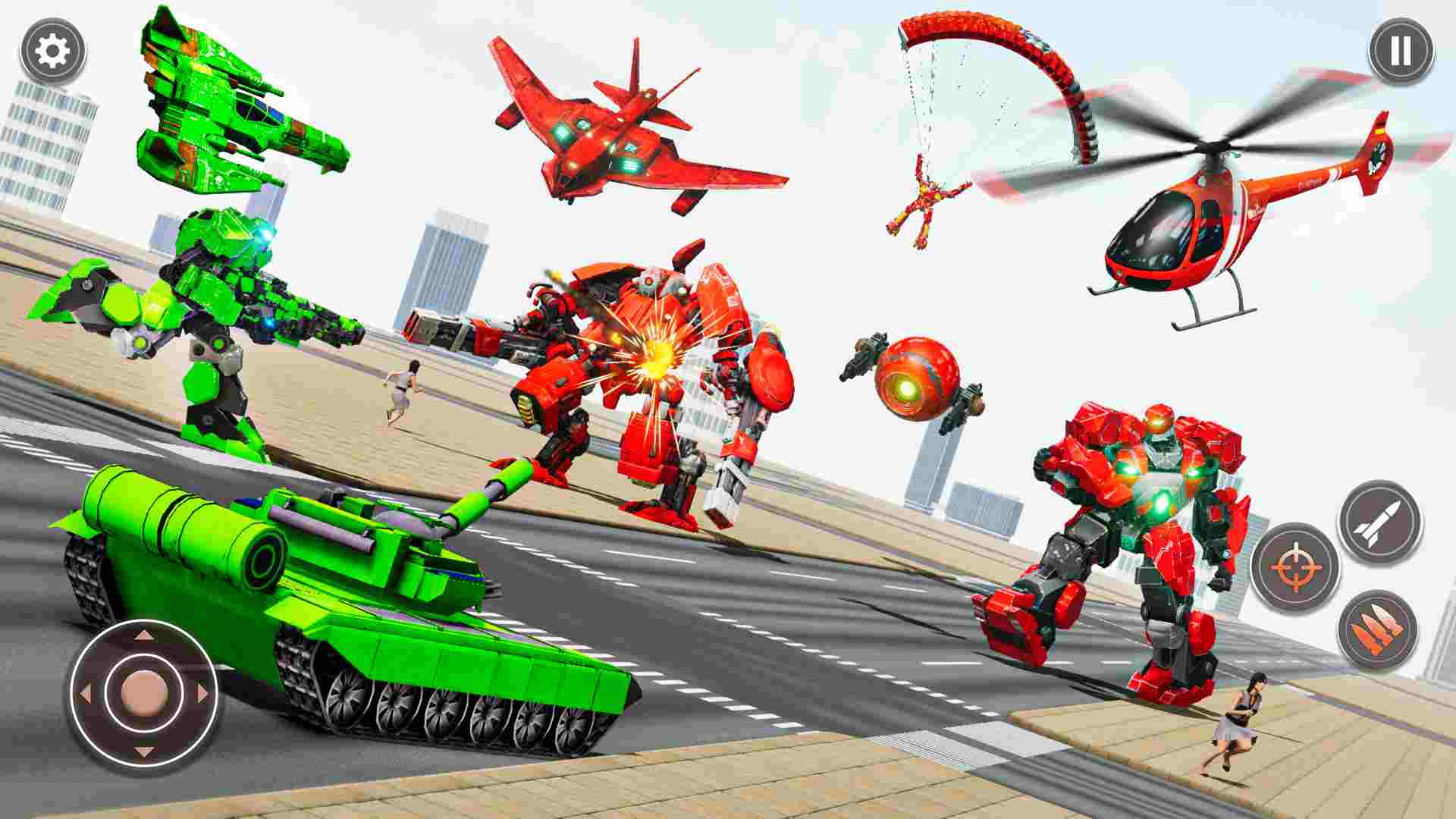 Tank Robot 4.2 APK MOD [God e, Dumb Enemy]