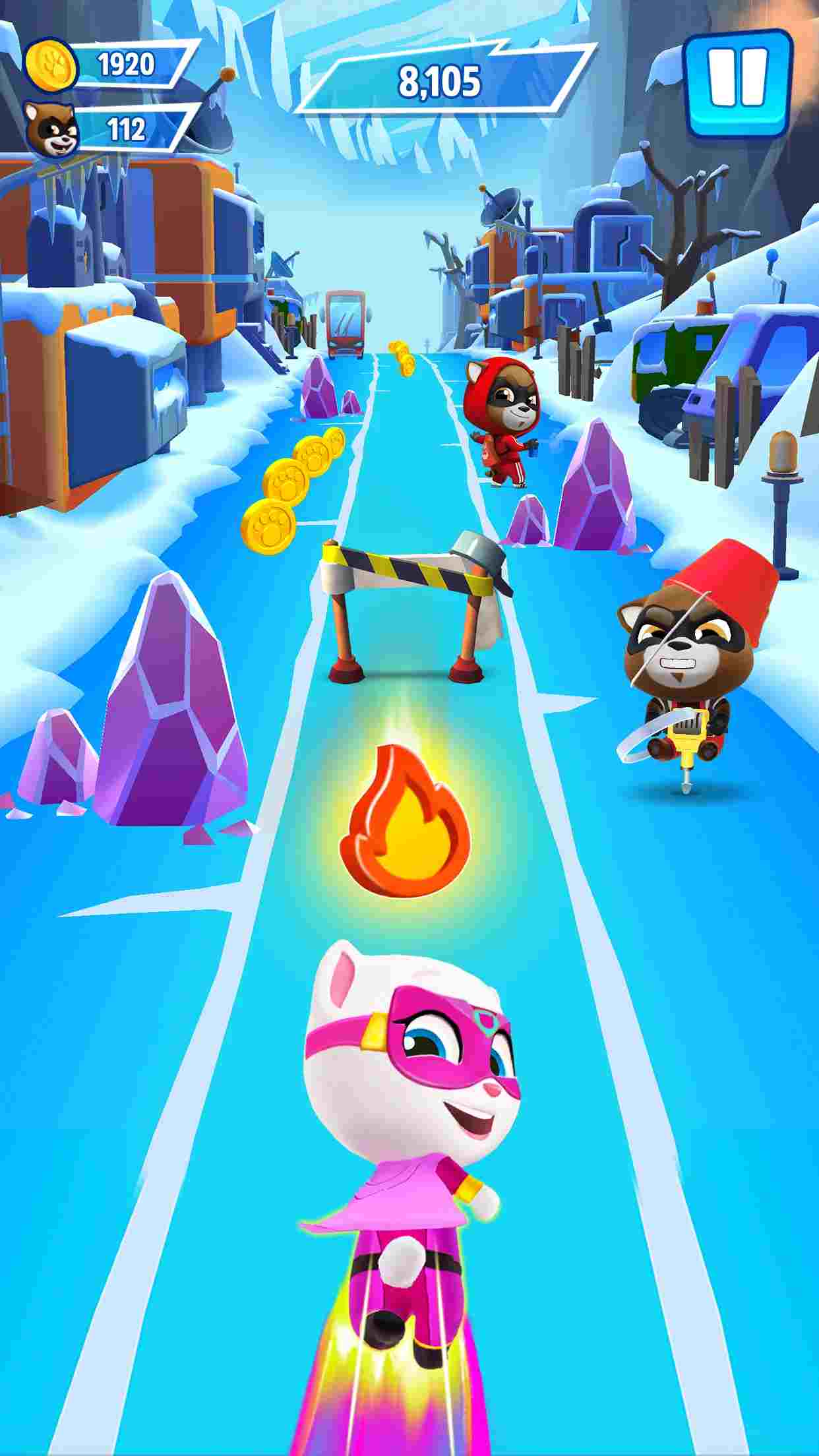 Talking Tom Hero Dash 4.9.1.7175 APK MOD [Huge Amount Of Money]