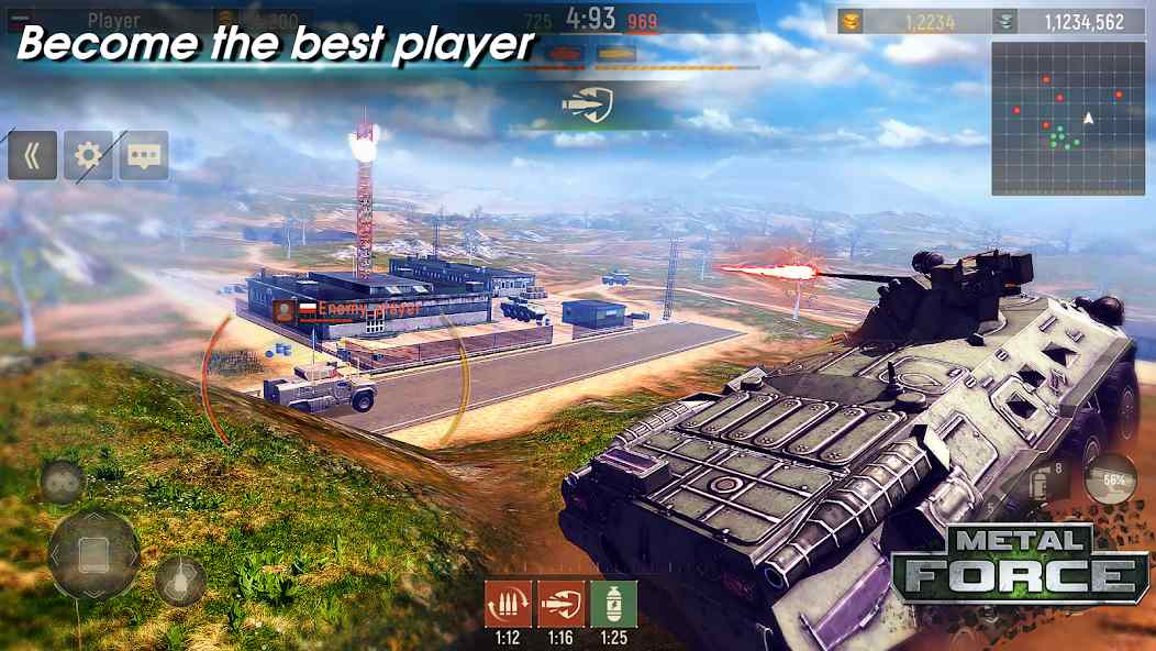 Metal Force 3.49.7 APK MOD [Menu LMH, Huge Amount Of Full Money, Unlock