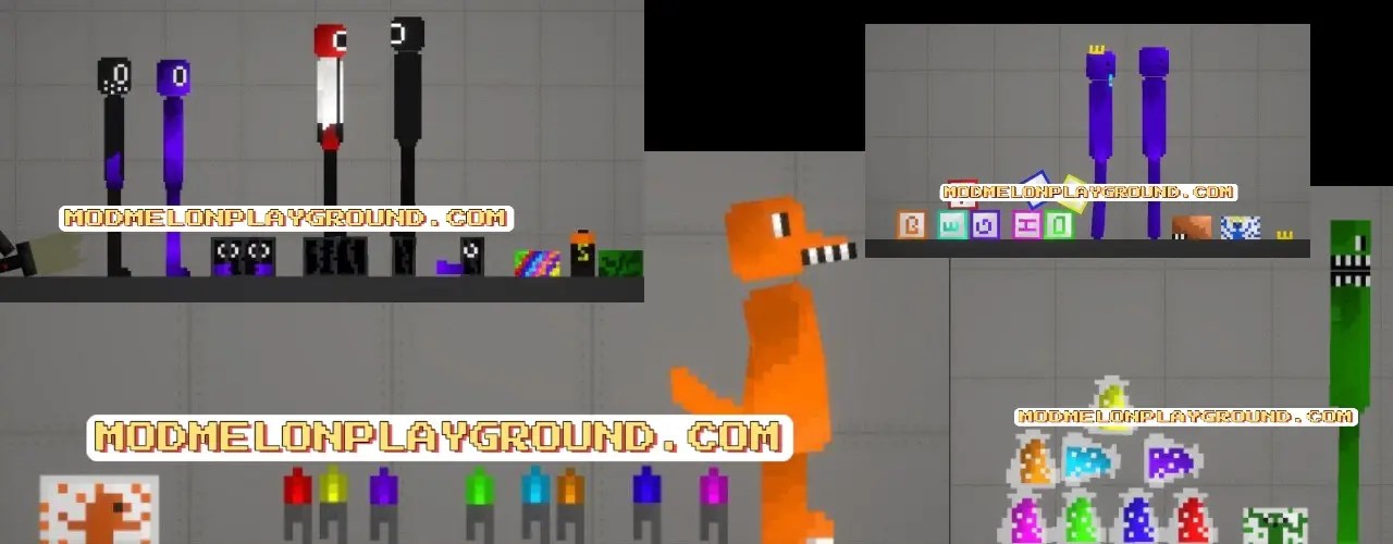 Melon Playground Mods Melon Playground Rainbow Friends Mod
