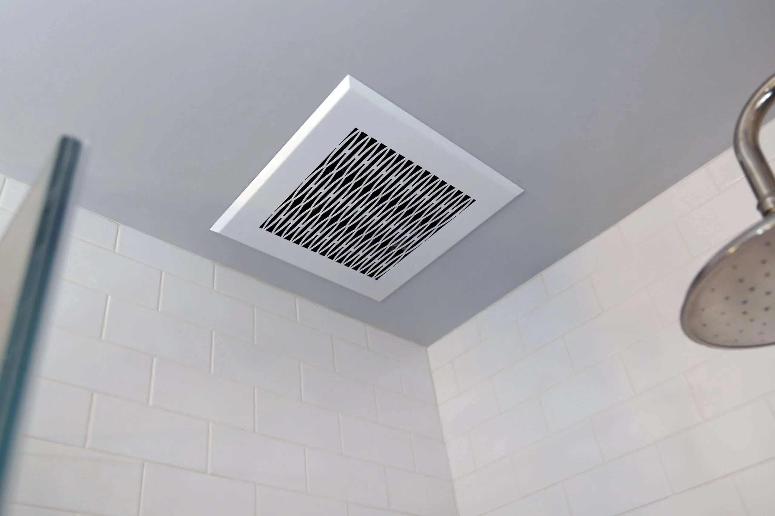 Elevate Bend Metal Designer Bathroom Fan Cover