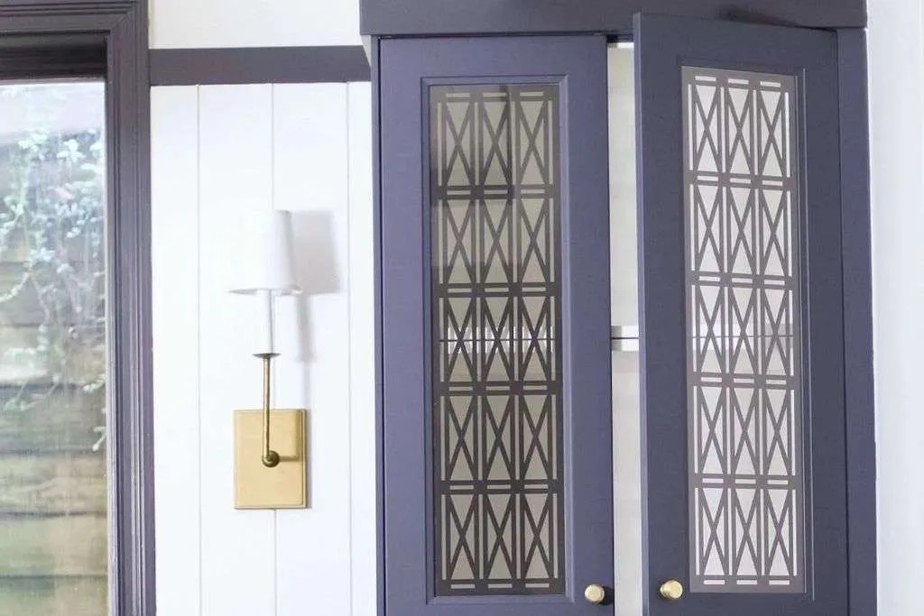 Decorative Metal Door Inserts Modern Metal Designs