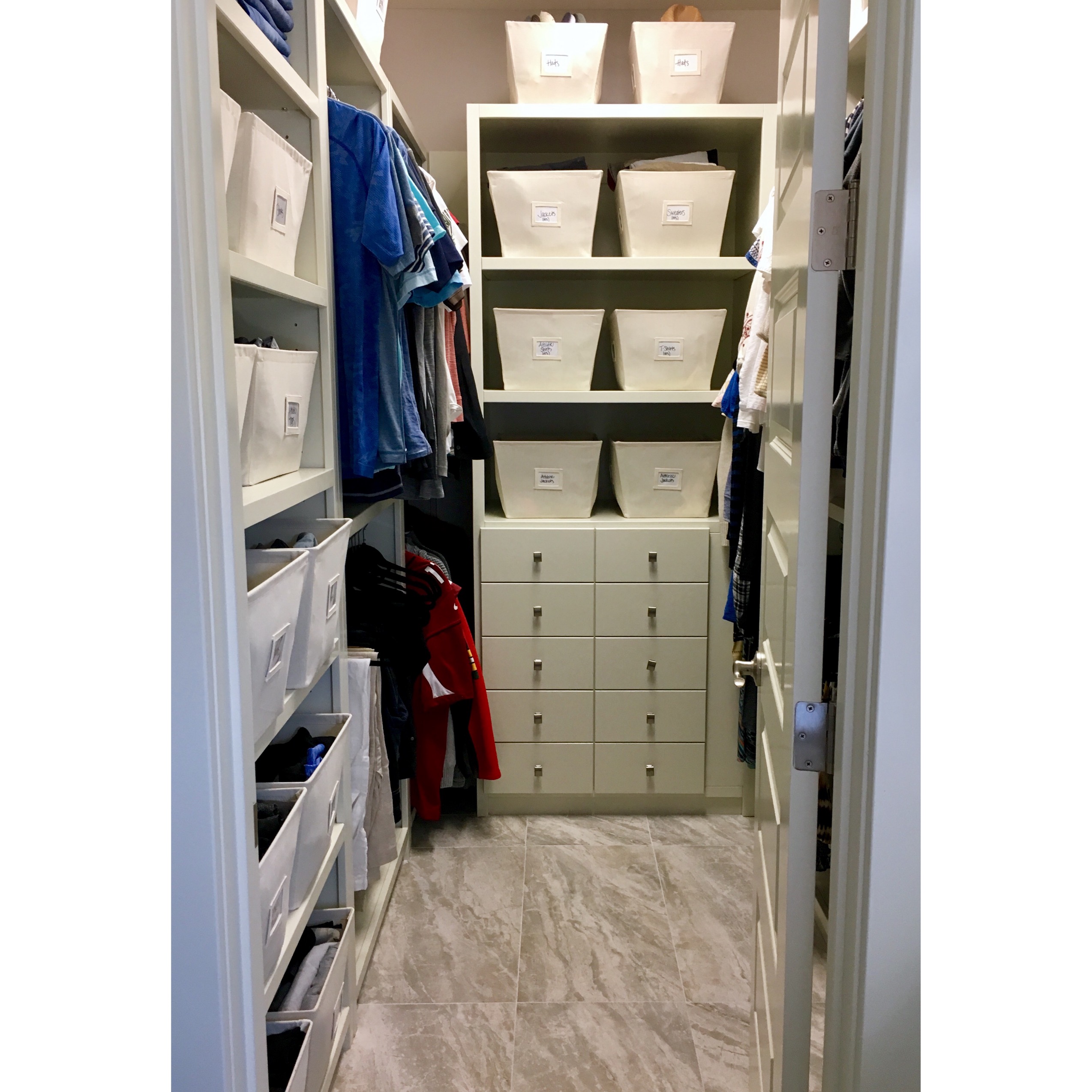 White Closet After Modern Organization & Design, LLC