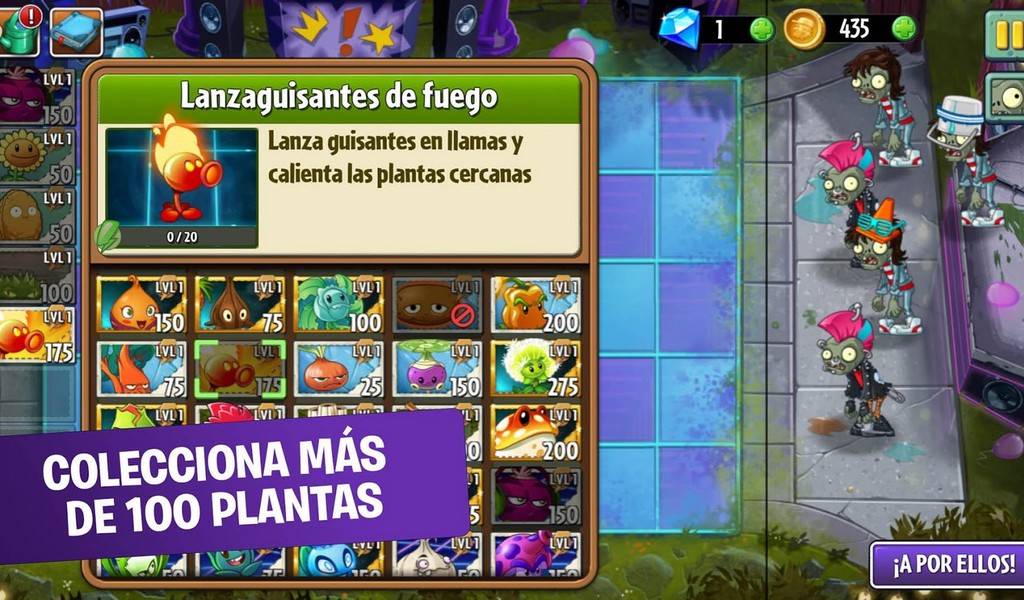 Plants vs Zombies 2 Apk Mod Hackeado (Gemas infinitas