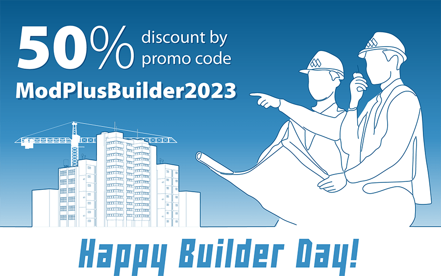50 discount for Builder's Day 2023