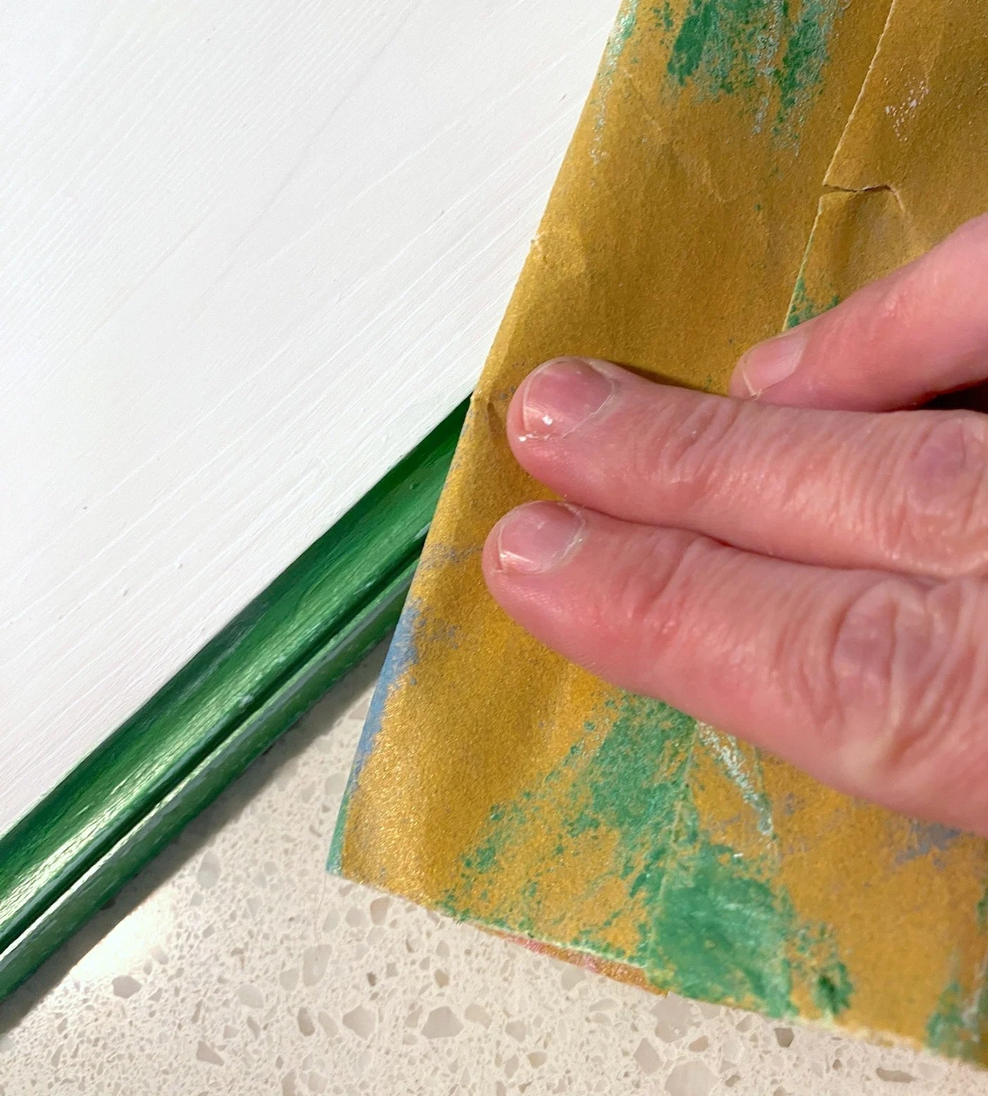 DIY Merry Christmas Decor for Your Mantel Mod Podge Rocks