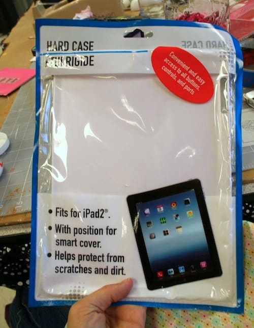 DIY iPad case made for a dollar Mod Podge Rocks