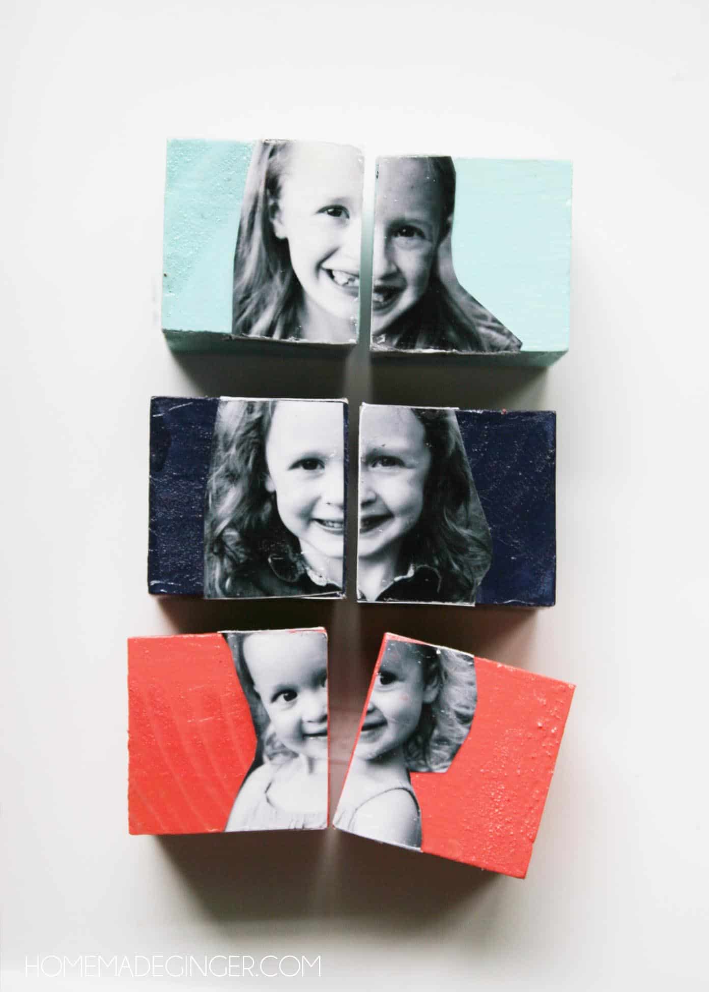 Modern DIY Photo Blocks (for Decor or Gifts!) Mod Podge Rocks