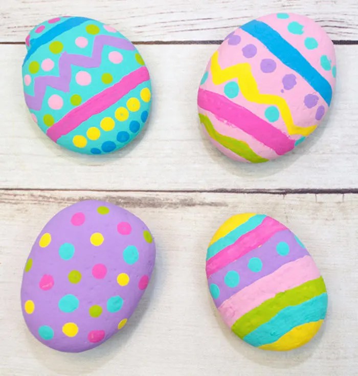 Easter Crafts for Kids That Are Easy and Fun! Mod Podge Rocks