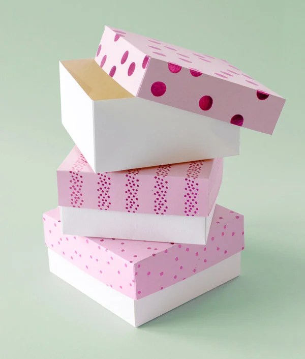 Black & yellow giftbox for cards, cardboard box , gift cardbox , pink
