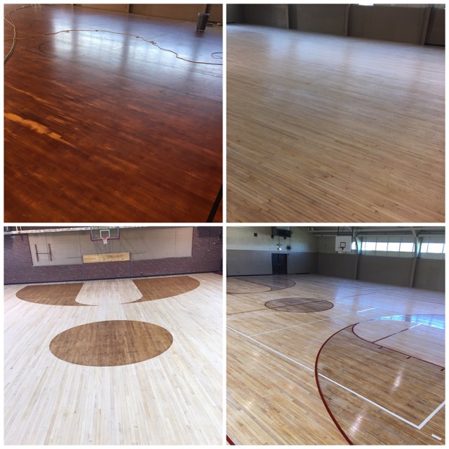 Gym Floor Refinishing
