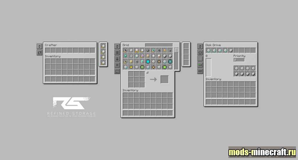 Refined Storage 1.16.4, 1.15.2, 1.14.4, 1.12.2 / Моды для Майнкрафт / Mods Minecraft