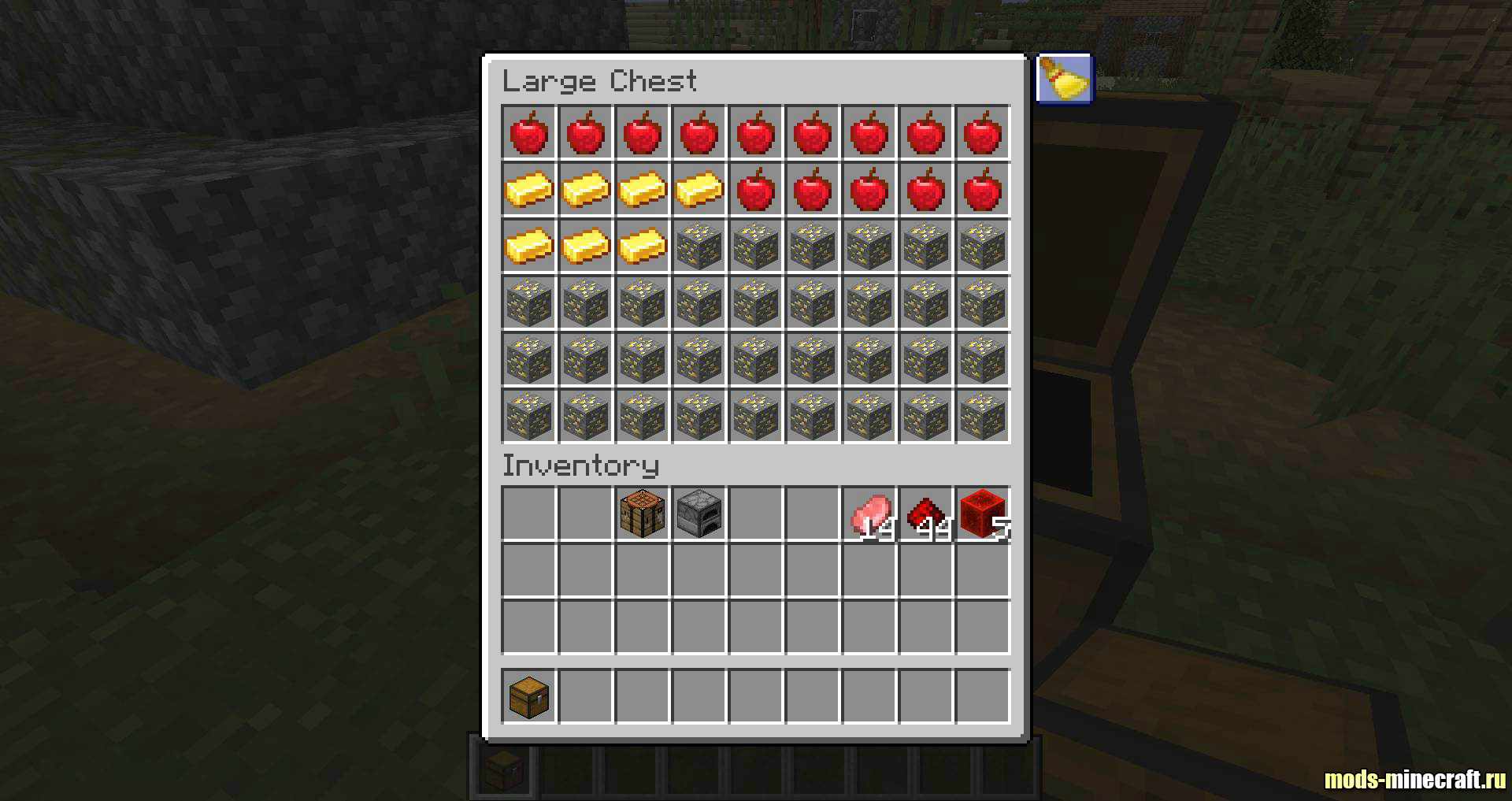 Inventory Sorting 1.15.1/1.14.4 (Порядок в инвентаре) Mods Minecraft