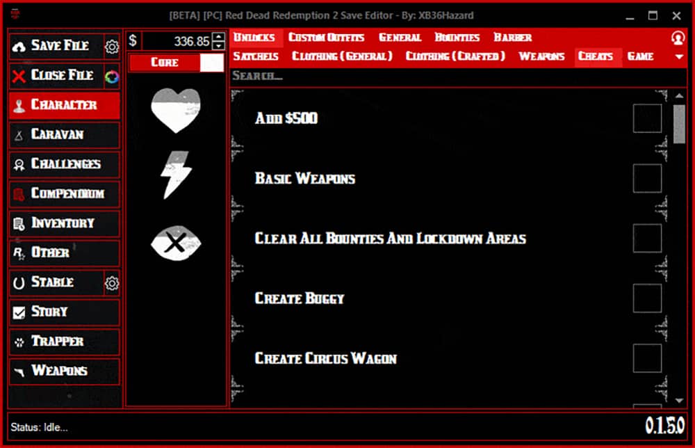 RDR2 Save Editor V0.1.9 Update Red Dead Redemption 2