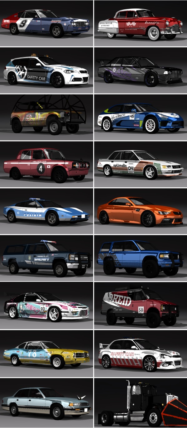 BeamNG.drive скачать мод Пак автомобилей VarietyMod 0.5.1.0 (МегаПак 320 автомобилей) BeamNG