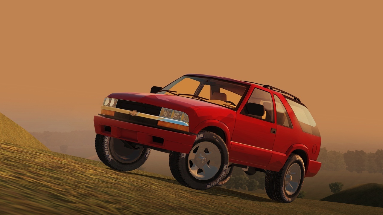 Мод 2001 Chevrolet Blazer для City Car Driving 1.5.9 Машины легковые