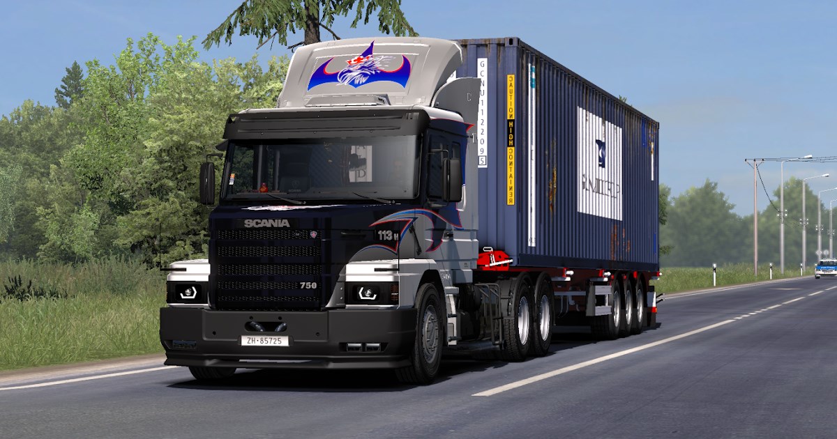 МОД Scania 113H Torpedo v2.1 ДЛЯ EURO TRUCK SIMULATOR 2 ETS 2