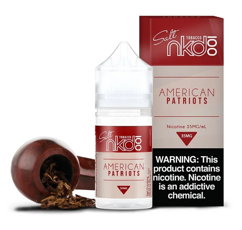 Naked 100 Tobacco American Patriot Ejuice Review Modsite