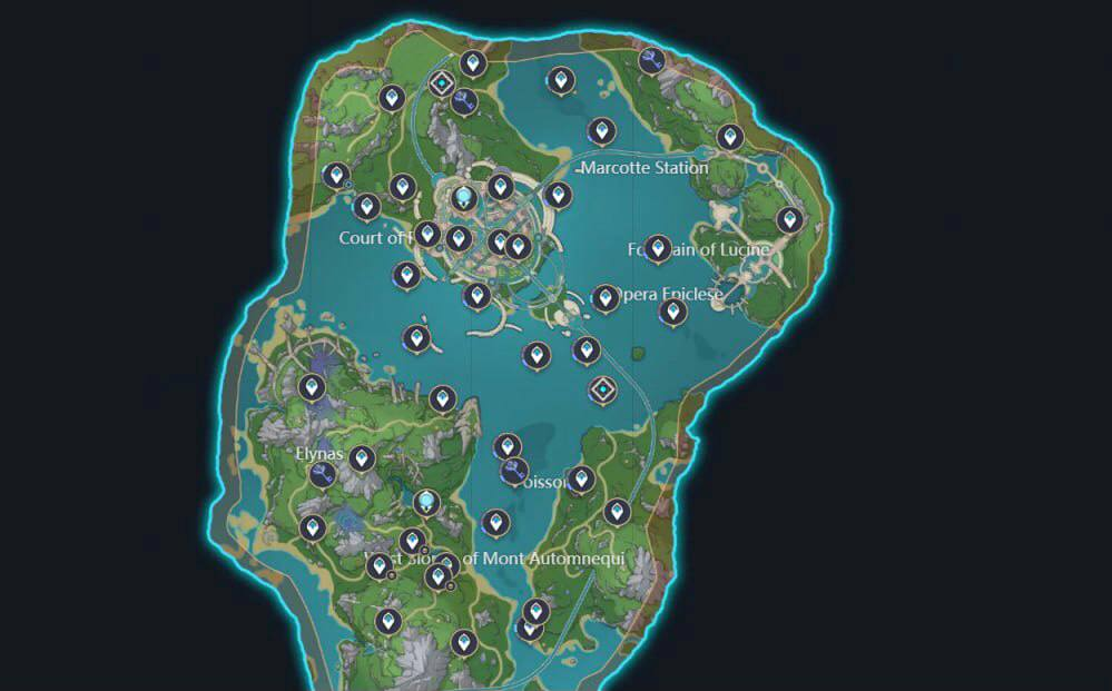 How to find all Fontaine Shrine of Depths in Genshin Impact Genshin