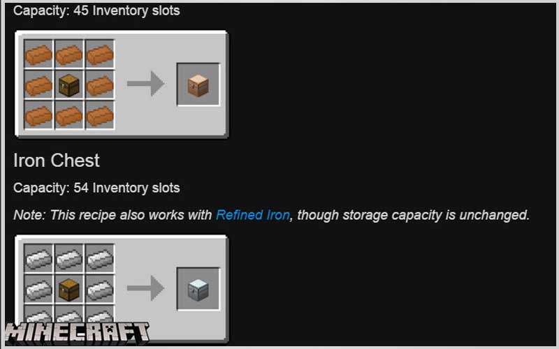 Iron Chests Mod 1.17.1/1.16.5/1.15.2 MODS PC