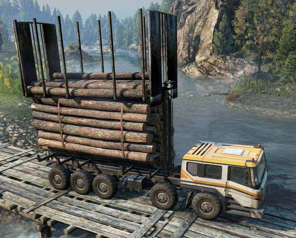 DoubleDecker MultiLoad Log Addons v1.0.2 Mod SnowRunner Mods for PC