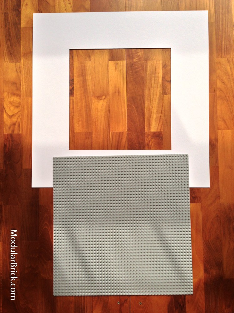 LEGO DIY Minifigure Ikea Ribba Frame Display Modular Brick