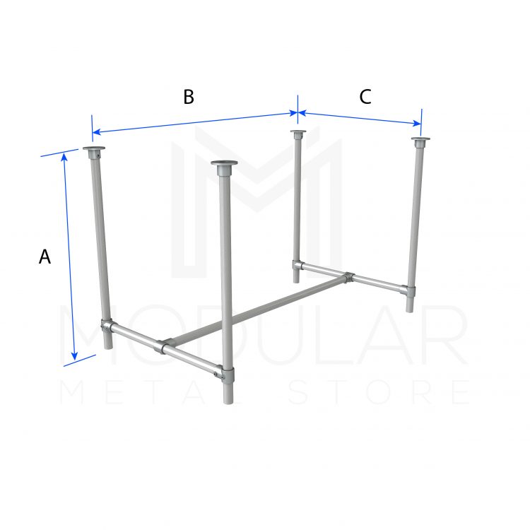 Basic Table Frame Modular Metal Store