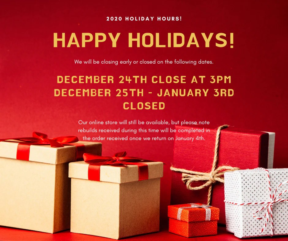 Holiday Hours 2020! Module Master