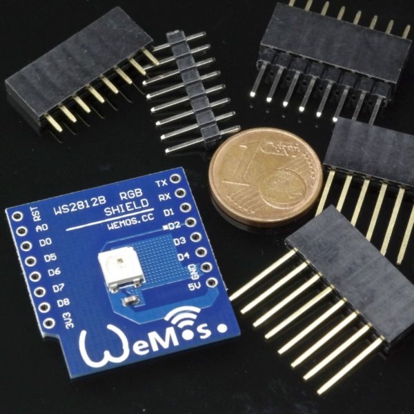 RGB LED Shield WeMos D1 mini WS2812B digital hell ESP8266 node