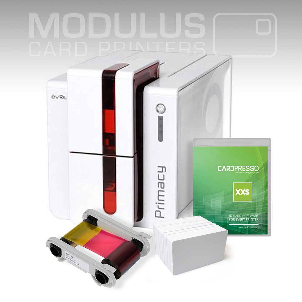 Evolis Primacy Single Sided Card Printer Package Modulus Card Printers