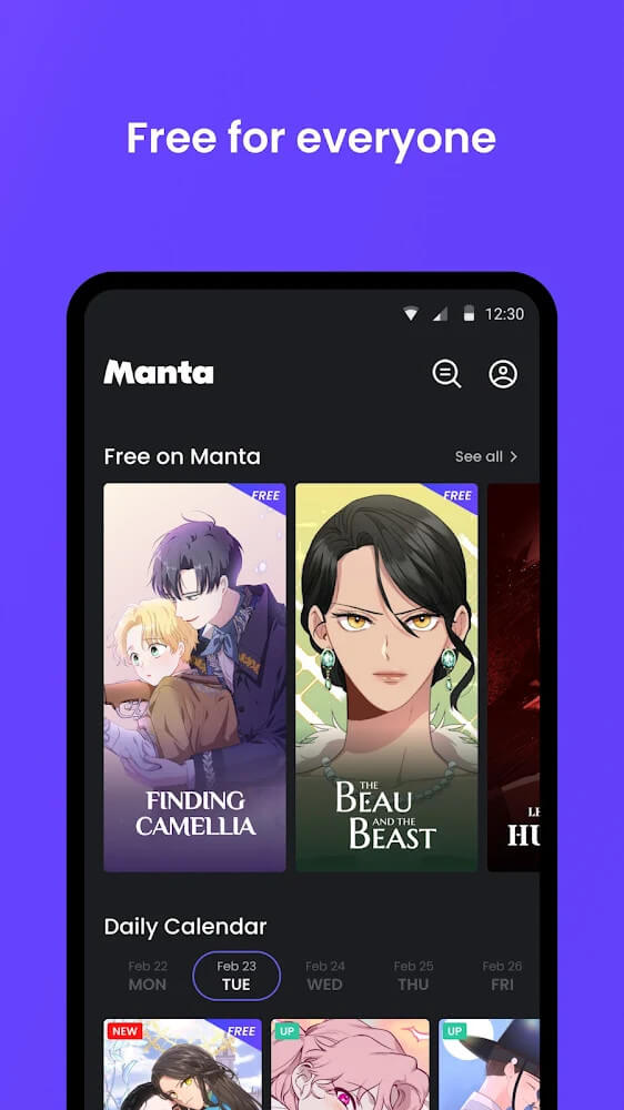 Download Manta Comics v23.1.250 APK (Latest) BNC.Edu.vn