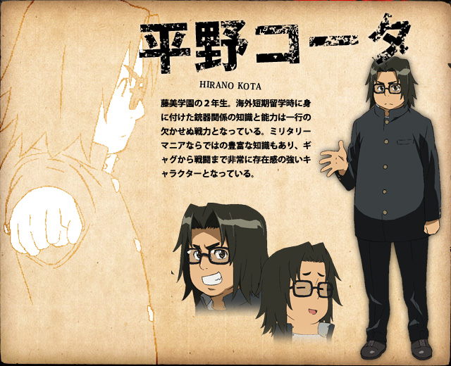 Kouta Hirano Highschool of the Dead Anime Characters Database