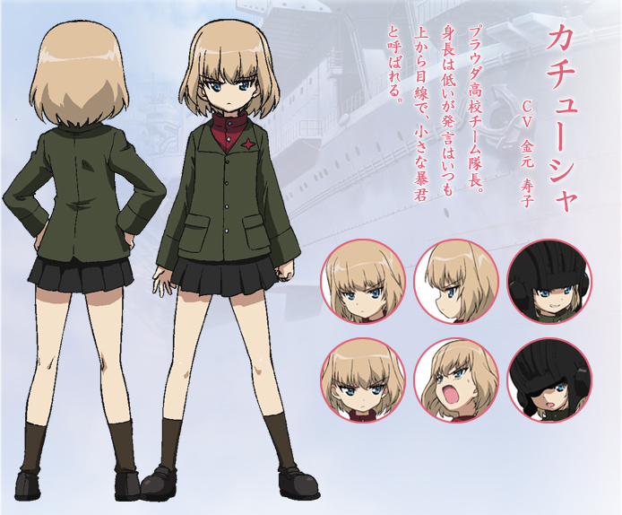 Katyusha Girls und Panzer Anime Characters Database