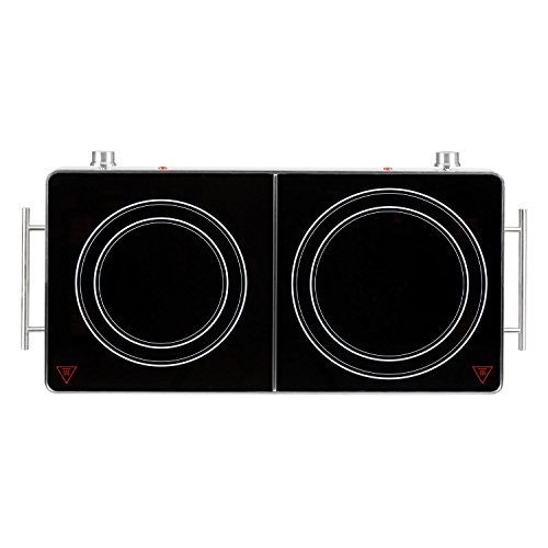 Klarstein VariCook Duo • DoppelInfrarotkochplatte • DualKochfeld • 3000 Watt Leistung