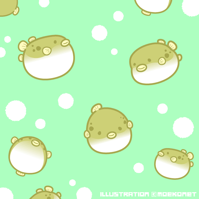 ふぐのイラスト イラスト素材 [ 2912196 ] - フォトライブラリー Photolibrary 動物イラストNo.150「ふぐ、河豚、福。」 | イラスト制作Moekonet