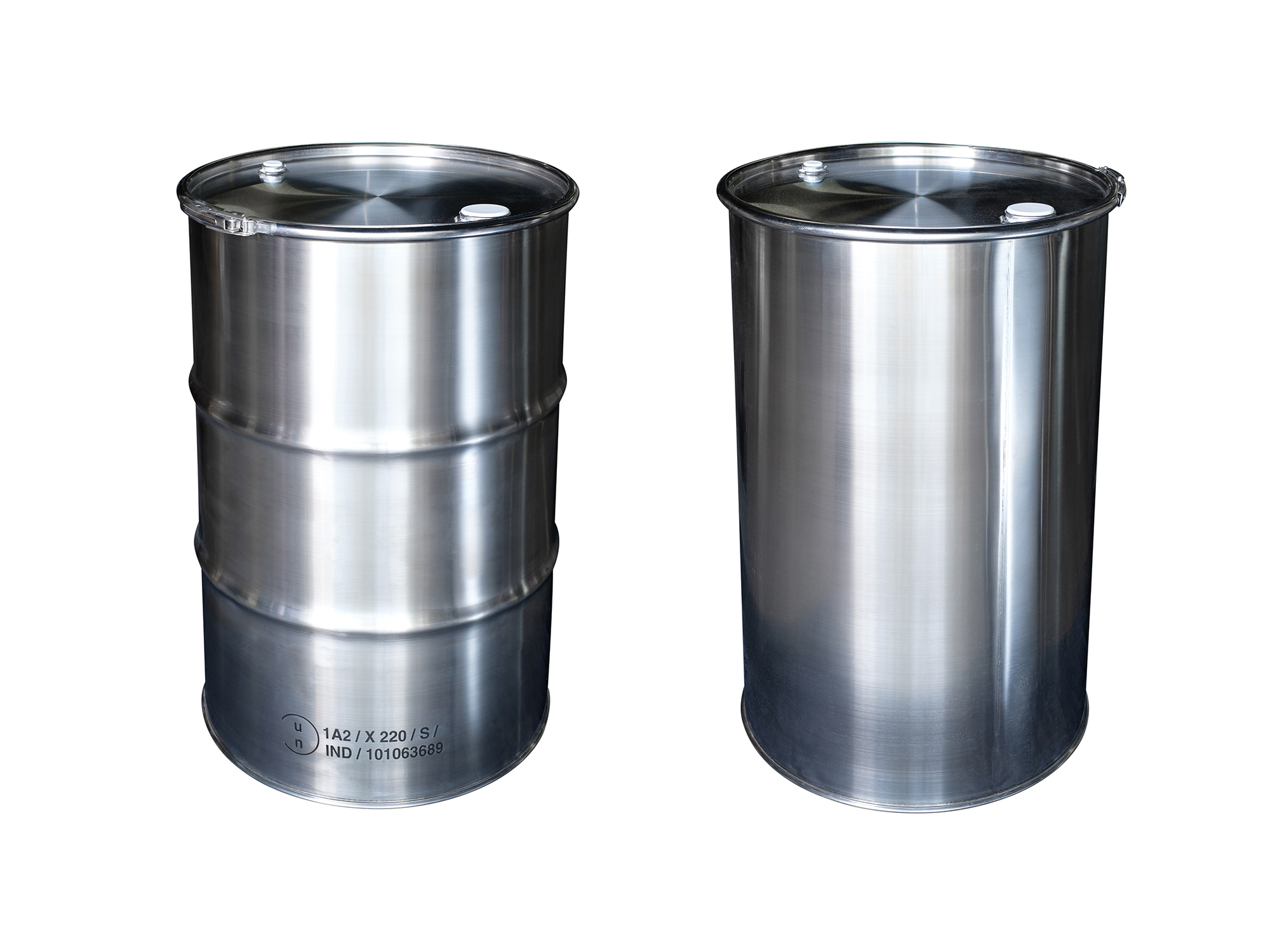 Moens Verpakkingen Stainless steel drums