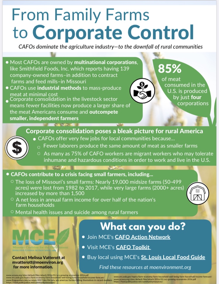 Concentrated Animal Feeding Operations CAFOs Missouri Coalition for